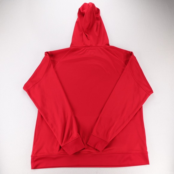 Ohio State Varsity Authentic Apparel Mens XL Red Performance Hoodie OSU Logo - Picture 4 of 9